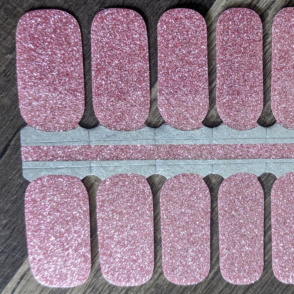 Nail Wraps - Pink Glitter